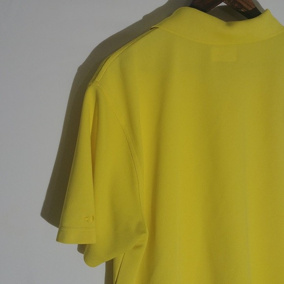 Grand Slam Performance Mens Golf Polo Shirt XL Extra Large Yellow - Picture 6 of 6